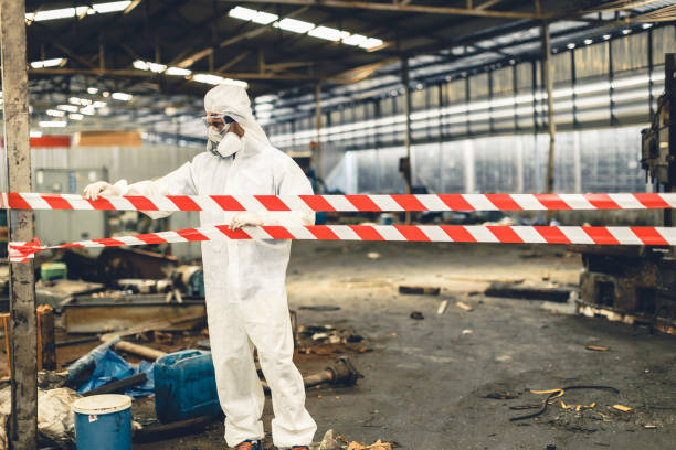 Professional Biohazard technician working in Bothell, WA
